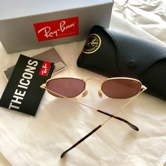 Ray-Ban Sunglasses Gold FrameRose Gold RB3548